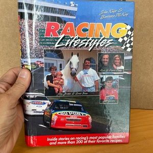 1995WBTV Publications Racing Lifestyles Hardback Cookbook, Winston Cup Wives Aux